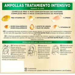 PANTENE Ampollas Liso Extremo 1 Minuto* Hidratantes Faciales
