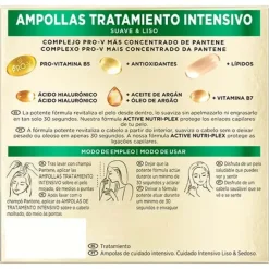 PANTENE Ampollas Liso Extremo 1 Minuto* Hidratantes Faciales