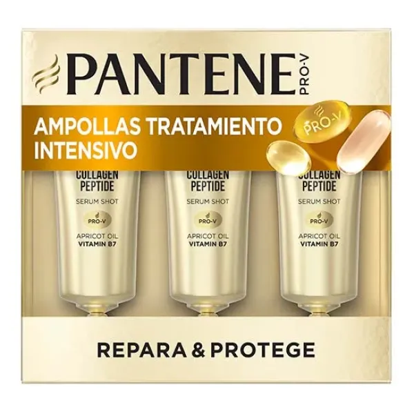 PANTENE Ampollas Rescate 1 Minuto* Hidratantes Faciales