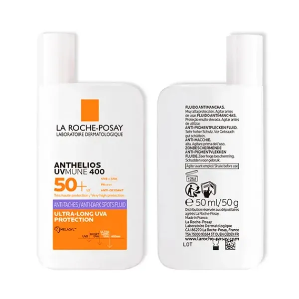 LA ROCHE POSAY Anthelios Uv Mune 400 Fluido Antimanchas* Hidratantes Faciales