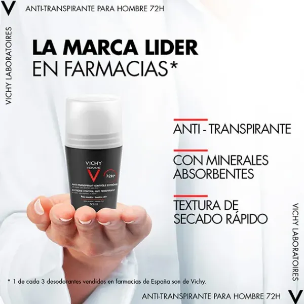 VICHY Anti-Transpirant Contôle Extrême* Hidratantes Faciales