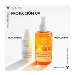 VICHY Capital Soleil Enhanced Tan Water Spf50+* Hidratantes Faciales