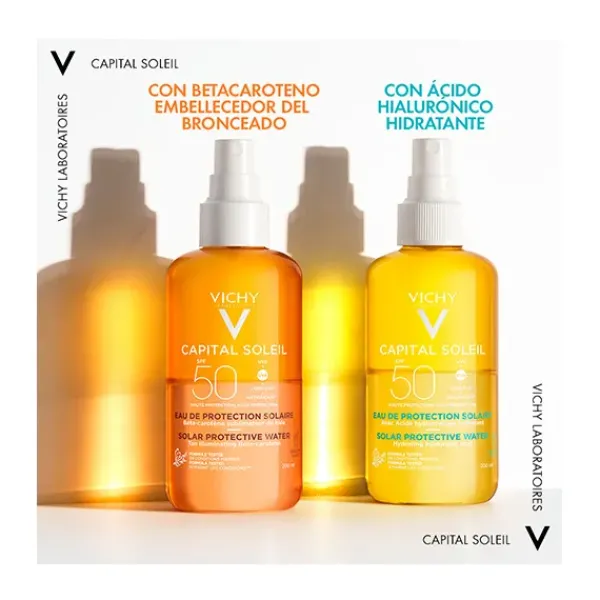 VICHY Capital Soleil Enhanced Tan Water Spf50+* Hidratantes Faciales