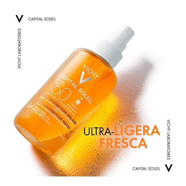VICHY Capital Soleil Enhanced Tan Water Spf50+* Hidratantes Faciales