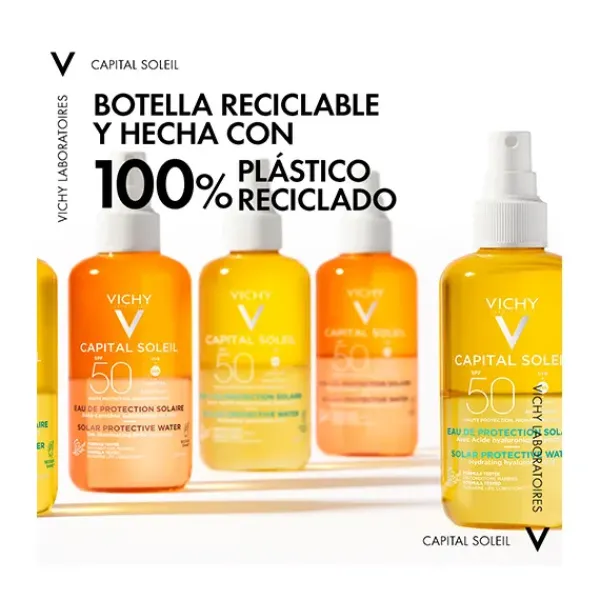 VICHY Capital Soleil Enhanced Tan Water Spf50+* Hidratantes Faciales