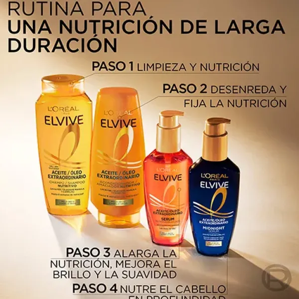 ELVIVE Champú Aceite Extraordinario* Hidratantes Faciales