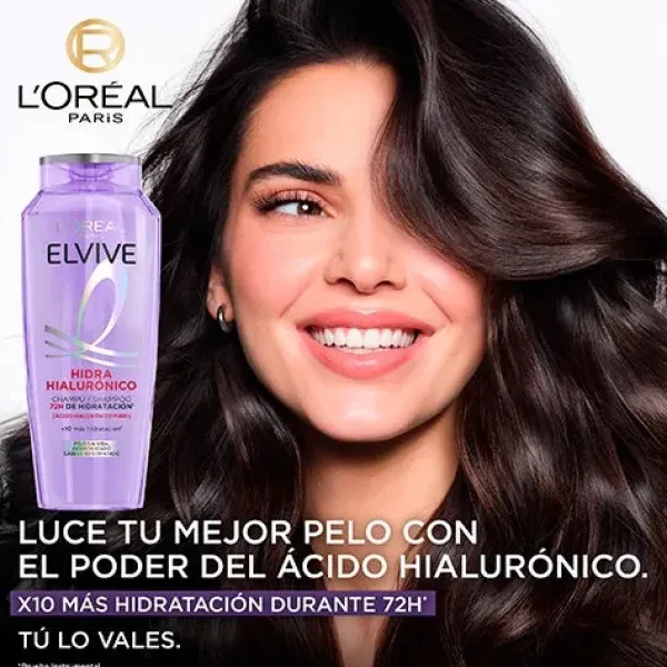 ELVIVE Champú Hidra Hialurónico* Hidratantes Faciales
