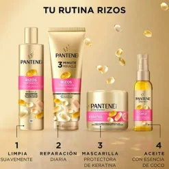 PANTENE Champú Miracle Rizos Definidos* Hidratantes Faciales