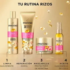 PANTENE Champú Miracle Rizos Definidos* Hidratantes Faciales