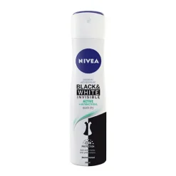 NIVEA Desodorante Black And White Invisible Active* Hidratantes Faciales
