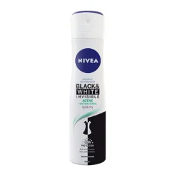 NIVEA Desodorante Black And White Invisible Active* Hidratantes Faciales