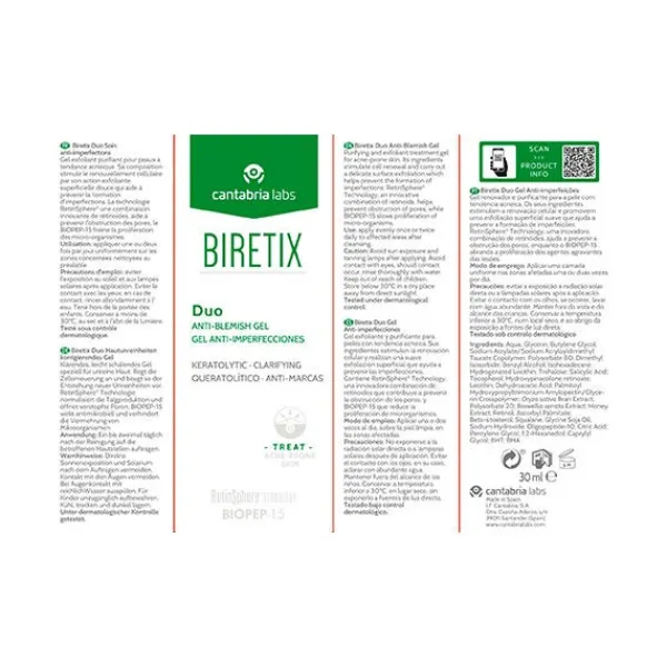 BIRETIX Duo Gel* Hidratantes Faciales