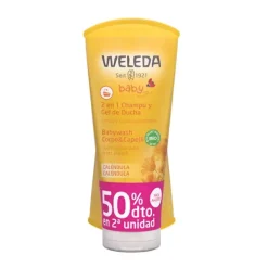 WELEDA Duplo Champú Y Gel De Ducha De Caléndula* Hidratantes Faciales