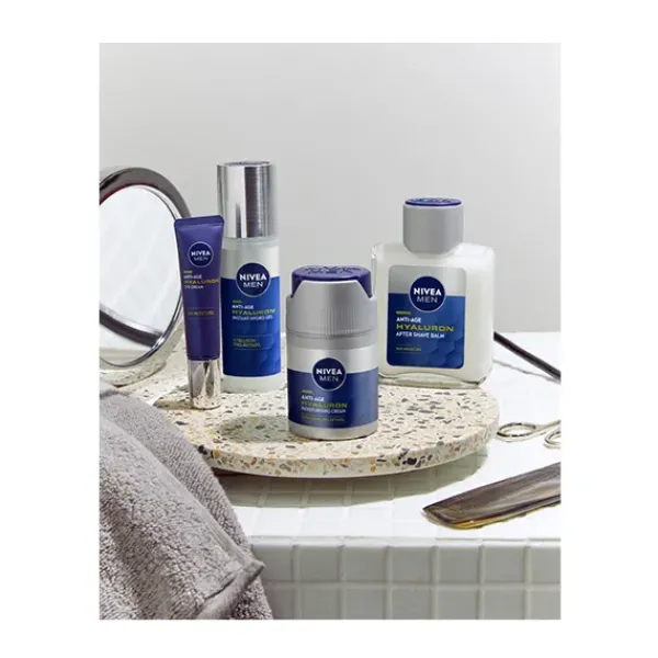 NIVEA Men Active Age Hyaluron Anti-Age Face Hydro Gel* Antiedad