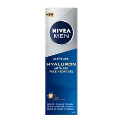 NIVEA Men Active Age Hyaluron Anti-Age Face Hydro Gel* Antiedad