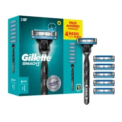 GILLETTE Pack Prom Mach 3+6Up* Hidratantes Faciales