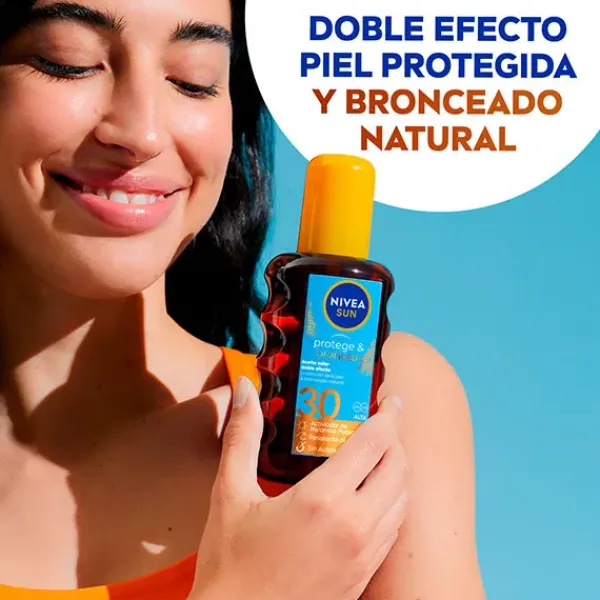 NIVEA Protege & Broncea Aceite Solar Spf 30* Hidratantes Faciales