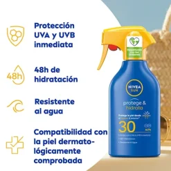 NIVEA Protege & Hidrata Leche Solar Spf 30* Hidratantes Faciales
