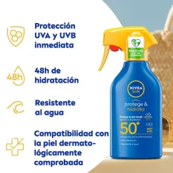 NIVEA Protege & Hidrata Spray Solar Spf 50+* Hidratantes Faciales