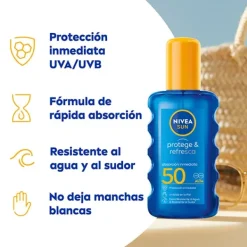 NIVEA Protege & Refresca Spray Solar Spf 50* Hidratantes Faciales