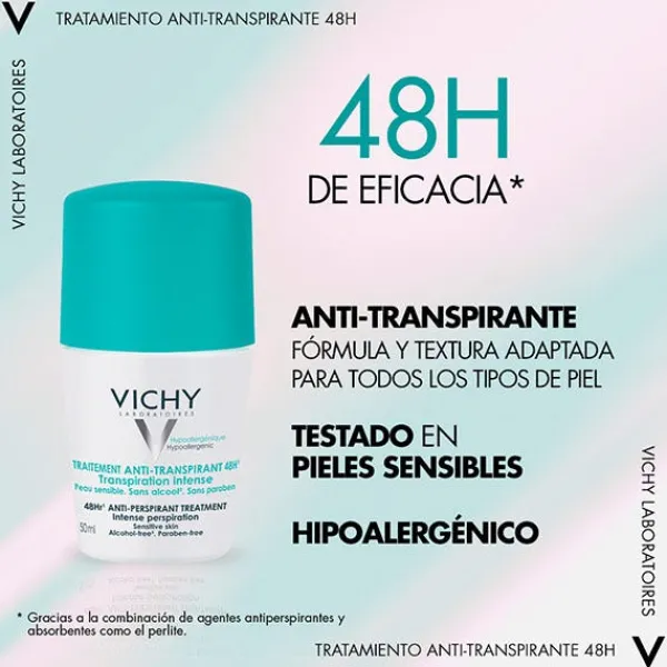 VICHY Traitement Anti-Transpirant 48H* Hidratantes Faciales