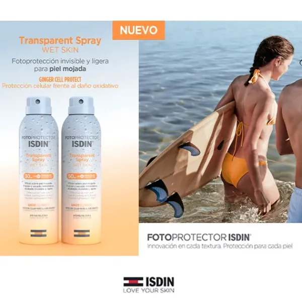ISDIN Transparent Spray 50+* Hidratantes Faciales