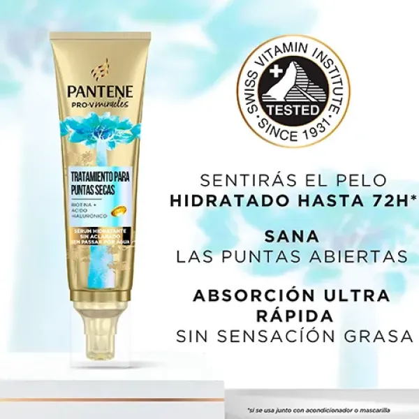 PANTENE Tratamiento Para Puntas Secas* Hidratantes Faciales
