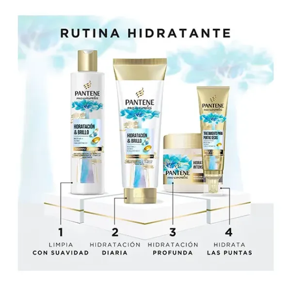 PANTENE Tratamiento Para Puntas Secas* Hidratantes Faciales